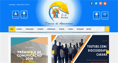 Desktop Screenshot of diocesedeapucarana.com.br